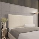 Ver imagem 5 de Cabeceira Painel Clean Para Cama Box Casal 140 Cm Linho Areia A27