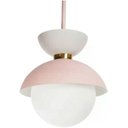 Ver imagem 1 de Pendente Usina 16707/19c Bibelô Anel Cobre Ø190x200mm Globo Leitoso Ø140 E-27 G45