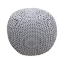 Ver imagem 2 de Puff de Tricô 100% Algodão 35x40cm Amit Bege