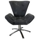 Ver imagem 2 de Kit Duas Poltronas Giratória Elegance Jacquard:preto