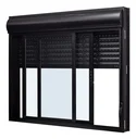 Ver imagem 1 de Janela de Aluminio Veneziana com Persiana Integrada Preto 150x120
