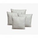 Ver imagem 1 de Kit 4 Almofadas Decorativas Cheias com Ziper Suede Bege