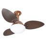 Ventilador de Teto Venti-delta Jet Cobre 3 Pás Tabaco Laqueadas - 1