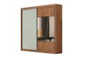 Ver imagem 1 de Guarda Roupa Versatto 2 Portas 8 Gavetas com Espelho Novo Horizonte Cumaru/Fendi