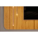 Ver imagem 5 de Painel Home P/ Tv até 75 Polegadas Celine 100% Mdf C/ Led 241x132cm Cedro - Dj Móveis