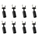 Ver imagem 5 de Kit 8 Spots Luminária Teto Embutir 4x17cm Preto Dital Neo Re