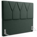 Ver imagem 1 de Cabeceira Cama Box Casal King 195cm Aura Linho W01 Verde - Mpozenato