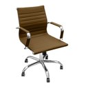 Ver imagem 2 de Kit 2 Cadeiras Esteirinha Presidente Baixa com Rodinhas 