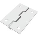 Ver imagem 5 de Dobradiça para Porta Jenala Armário 4x5cm Zincada Suporta até 10kg | Silvana | Kit 24 Un