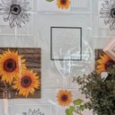 Ver imagem 2 de Toalha Pvc Estampada Transparente 5.0x1.4m Protetora Mesa 05