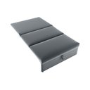 Ver imagem 3 de Sofá Cama Malu Veludo Cinza E425 - Matrix