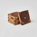 Ver imagem 1 de Descanso de copo em teca - Kit CASA 67