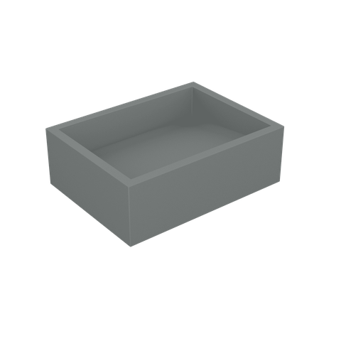 Cuba de Apoio Banheiro Quartzo Pedra 40x30 Cm