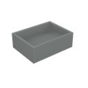 Ver imagem 1 de Cuba de Apoio Banheiro Quartzo Pedra 40x30 Cm