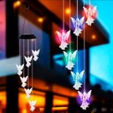 Ver imagem 2 de Pisca Giratório Solar Anjos Decoração de Natal Leds Colorido