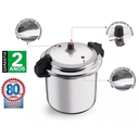 Ver imagem 2 de Panela de Pressão Grande Profissional 20l Hotel Restaurante