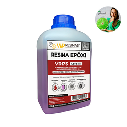 Resina Alta Viscosidade Endurecedor Uv Vr175 1,5kg Vipresina - 5