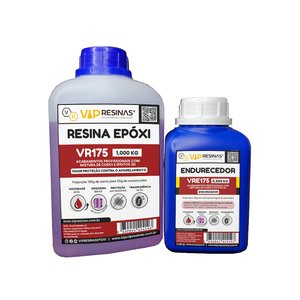 Resina Alta Viscosidade Endurecedor Uv Vr175 1,5kg Vipresina