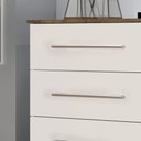 Ver imagem 4 de Cômoda 4 Gavetas 1 Porta Malibu New Jequitibá Off White