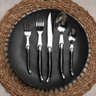 Faqueiro 30 Peças em Inox Laguiole Kenya Preto - 3