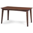Ver imagem 1 de Mesa de Jantar Retangular Fresno Walnut 160cm - 73558