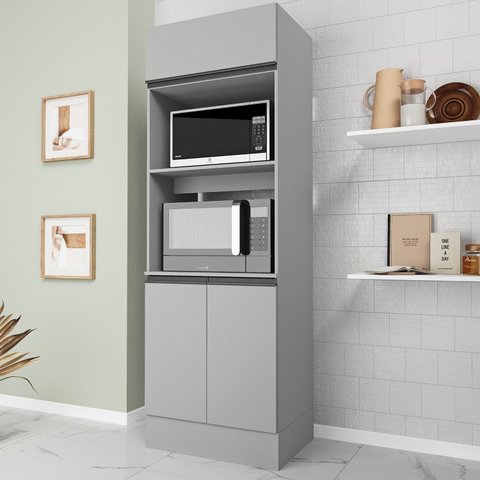 Torre Quente 3 Portas 2 Nichos 70cm Nara CabeCasa MadeiraOriginals