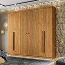 Ver imagem 5 de Guarda Roupa Casal Buriti 6 Portas Cinamomo - Santos Andirá