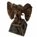 Ver imagem 1 de Escultura Águia Bicéfala Maçonaria [Grau 33] Estatua Amuleto Imperdível Envio Expresso