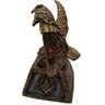 Escultura Águia Bicéfala Maçonaria [Grau 33] Estatua Amuleto Imperdível Envio Expresso - 2