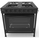 Ver imagem 1 de Fogão Industrial 4 Bocas Baixa Pressão Com Forno Realce Bivolt Cr221 Preto Preto 127/220