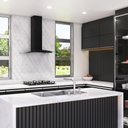 Ver imagem 7 de Coifa Nardelli de Parede Clean Vidro Curvo Black 90cm
