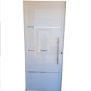 Ver imagem 3 de Porta de Alumínio Lambri Simples 210x60 C/ Puxador Completa