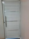 Ver imagem 2 de Porta de Alumínio Lambri Simples 210x60 C/ Puxador Completa
