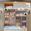Ver imagem 7 de Quarto de Bebê Guarda-Roupa e Cômoda Janelados em MDF Maya Provençal Yescasa