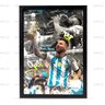 Quadro Messi Goat Copa do mundo Moldura e Vidro - 3