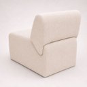 Ver imagem 4 de Kit 2 Poltronas Decorativas Zoe Orgânicas Modernas Sala Recepção Luxo Linho Premium Easy Clean Bege