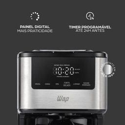 Cafeteira Digital Aroma Programável Wap Wcd1500 1,5l 127v - 7