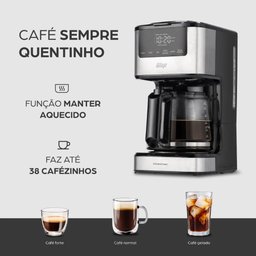 Cafeteira Digital Aroma Programável Wap Wcd1500 1,5l 127v - 5