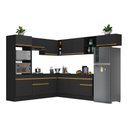 Preto/Dourado