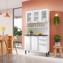 Ver imagem 1 de Kit Cozinha Compacta Pratika 105cm em Aço Itatiaia Branco