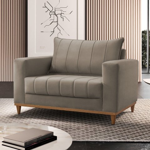 Poltrona para Sala de Estar Noah Movenzo Móveis