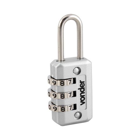Cadeado 20mm com Segredo Cinza Vonder
