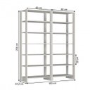 Ver imagem 3 de Closet Modulado 2 Peças 12 Prateleiras Yes 