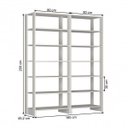 Ver imagem 2 de Closet Modulado 2 Peças 12 Prateleiras Yes Branco