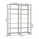 Ver imagem 2 de Closet Modulado 2 Peças 12 Prateleiras Yes 