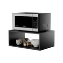 Ver imagem 1 de Suporte Micro-ondas Forno Elétrico Suspenso Cozinha Preto