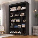 Ver imagem 1 de Estante para Quarto Elowen Yescasa Preto/Onix
