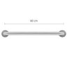 Barra Apoio Escovada 60 cm em Aço Inox 1.1/4 Astra - 2