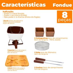 Aparelho de Fondue e Taças de Vinho 460ml Pleasure Bilzen - 4