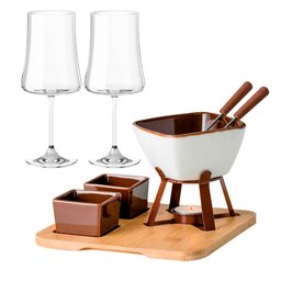 Aparelho de Fondue e Taças de Vinho 460ml Pleasure Bilzen - 1
